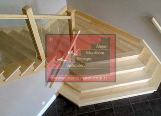 Cam Üzeri Ahşap Küpeşte